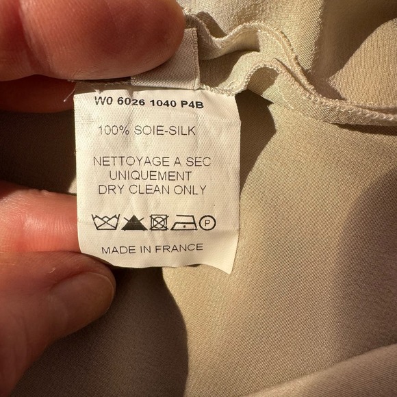 Lanvin Silk Tie Ruffle Collar 42 - Picture 7 of 8